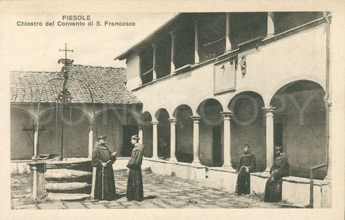 Fiesole vintage postcard - vintage,
