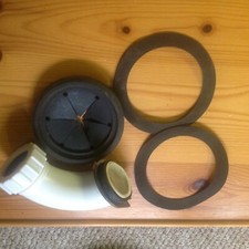 Sink waste disposal washers and pipe connector