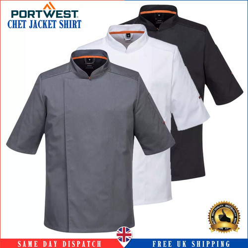 Mesh air pro chef jacket - mesh, short