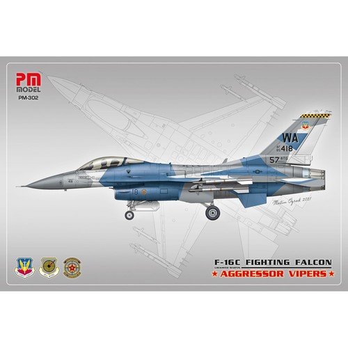 Model 302 16c fighting - f-16c,