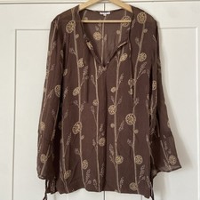 ALLEGRA HICKS PRINTED BROWN