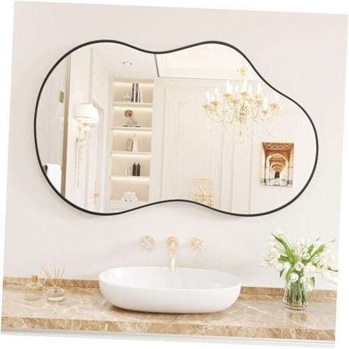 Irregular wall mirror - wall, mirror,