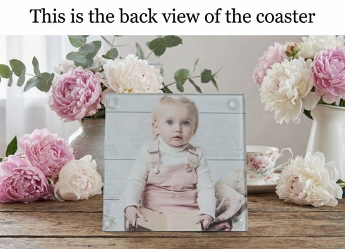 Personalised glass coaster - personalised, –
