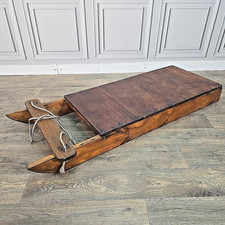 Antique Wooden Sledge Sleigh