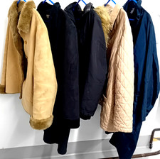 WOMEN'S COAT BUNDLE x 5 sizes 12-XL inc. COACO MONSOON M&S