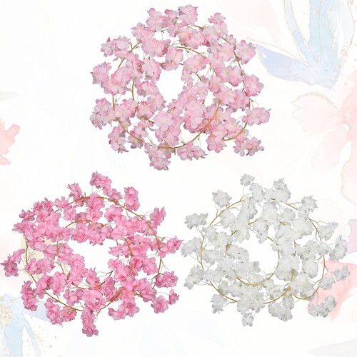 2pcs artificial cherry rattan - artificial,
