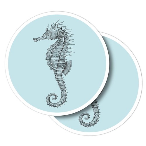 Vinyl stickers seahorse - vinyl,