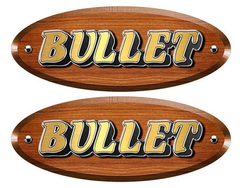 Bullet wood grain boat - grain,