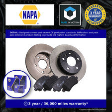 2x Solid Brake Discs and Pads
