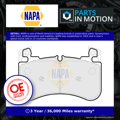 Brake pads set fits land - pads, rover