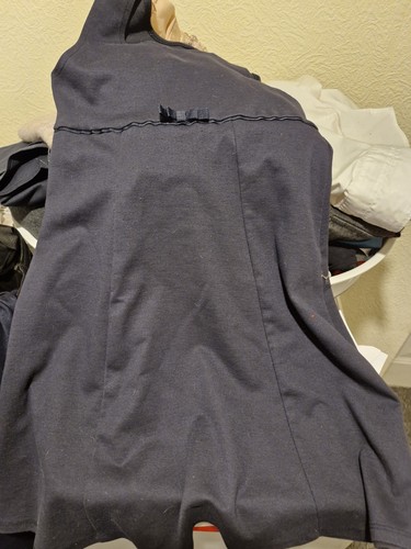 Girls navy school pinafore - navy,