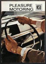 NSU Car Range Sales Brochure