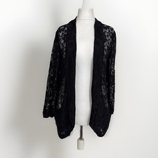 BLACK LACE WOMEN CARDIGANS