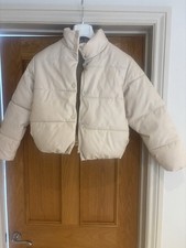 Girls Cream Zara Puffa Jacket
