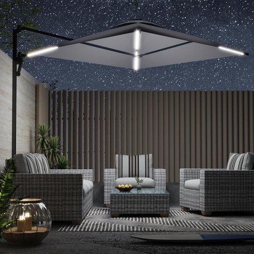 10ft solar led wall mounted - 10ft,