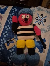 Bertie Bassett Vintage Plush Teddy Diane Jones Liquorice Allsorts Collectable