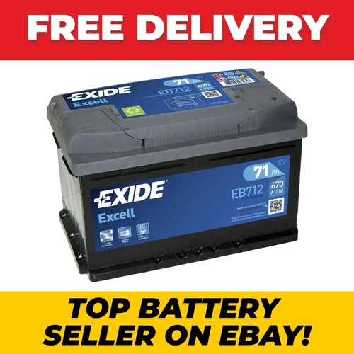 Exide eb712 excell car battery - eb712,
