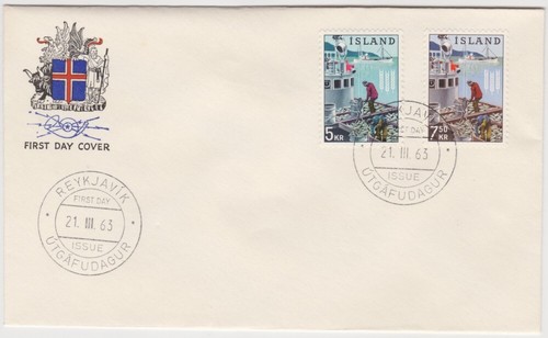 Iceland fdc 1963 anti hunger - 1963,, anti-hunger