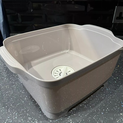 Dishwashing bowl self drain - self,