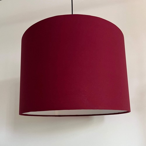 Crimson red cotton drum