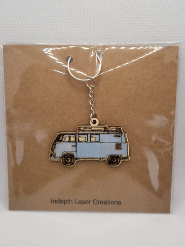 Camper van keyring for keys