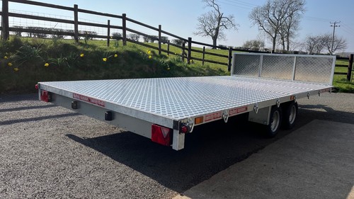 Flatbed trailer bespoke made - trailer,