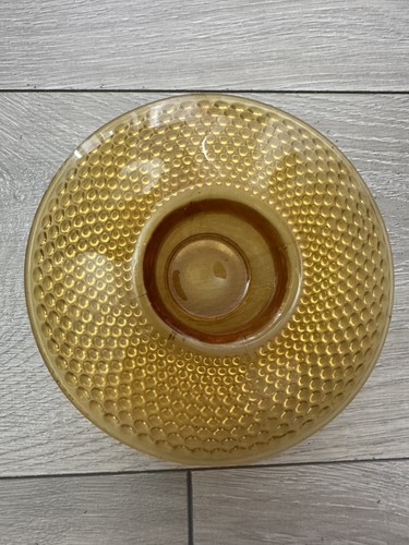 Vtg jobling amber glass - amber,