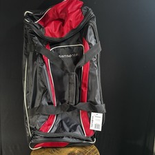 Samsonite Luggage 22 Inch Andante Wheeled Duffel Black and Red NWT