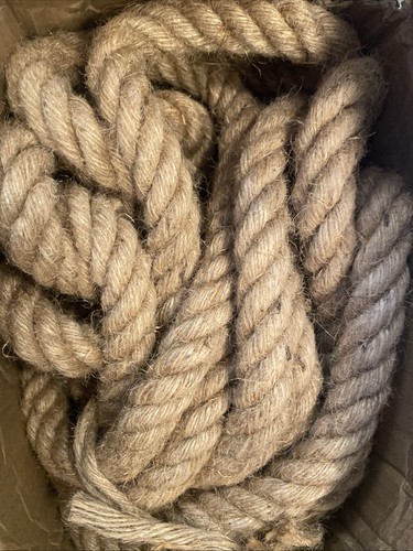 Braided natural rope thick - natural, rope,