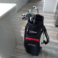 Titleist Golf Carry Bag Standalone With Head Cover+Callaway golf X uniflex clubs