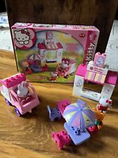 Unico Hello Kitty Building Brick Set Ice Cream Parlour Van Blocks VGC