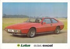 1982 LOTUS ECLAT EXCEL SALES BROCHURE PROSPEKT OVERVIEW SPECIFICATION SHEET