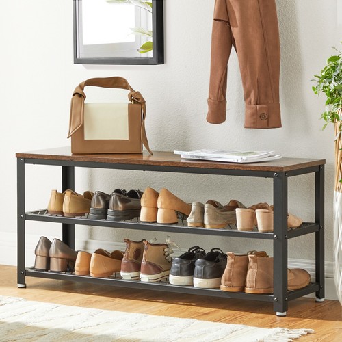 Shoe bench - shoe, shelves