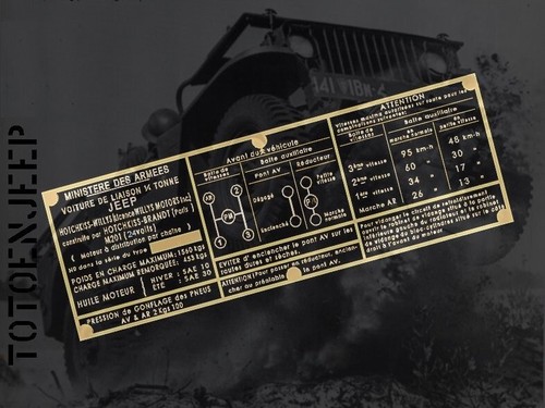 Hotchkiss army brass label - army,