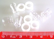 Fresnel CLB300CTP Clear Lens+SPC125 Spacer for 3+5mm LED's 5 Pieces OM0651