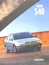 Volvo S40 Saloon 1.6 1.8 2.0 2.0T T4 TD 1998-99 Original UK Sales Brochure