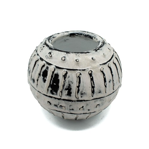 Greek bubble clay plant - greek, pot
