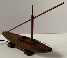 VINTAGE WOODEN SAILING BOAT