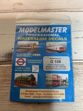 Modelmaster Waterslide Decals
