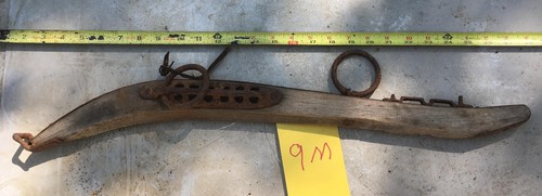 Horse hames single iron wood - iron, &