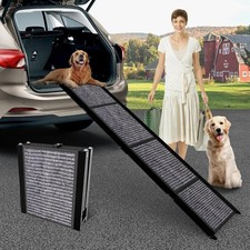 Dog Ramp for Cars XL Portable Foldable Dog Ramps Medium Large -FOR AUCTION
