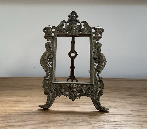 Ornate antique rococo brass - antique,