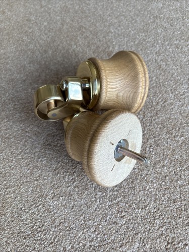 New natural oak sofa legs - sofa, with