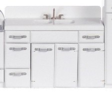 Dolls house 1950 - 1950's, white