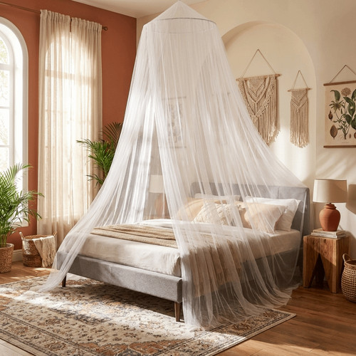 1xmosquito net canopy dome fly - net,