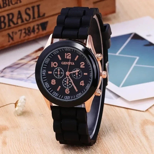 Geneva unisex quartz watch - quartz,