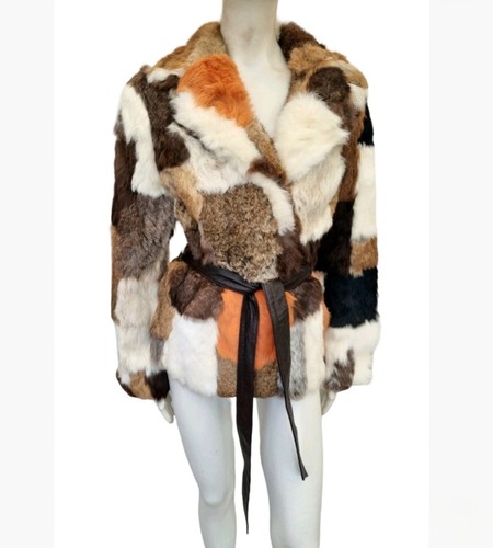 Real rabbit fur - rabbit, vintage