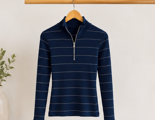 Ladies ribbed top - ex, m