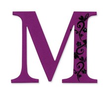 Sassy serif letter sizzix - serif,