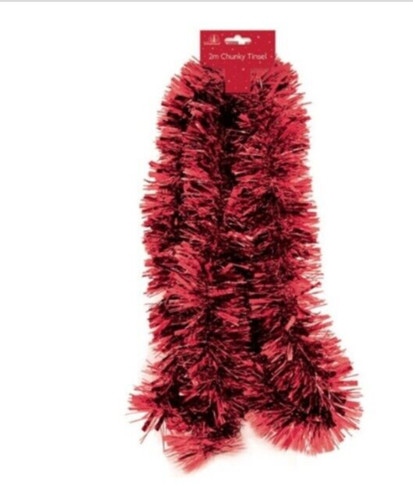 Chunky tinsel christmas - 2m,